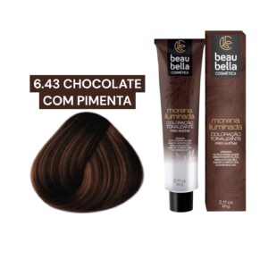 Color beaubella Free Amônia 60g - 6.43 - CHOCOLATE COM PIMENTA - MORENA ILUMINADA