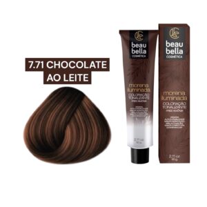Color beaubella Free Amônia 60g - 7.71 - CHOCOLATE AO LEITE - MORENA ILUMINADA