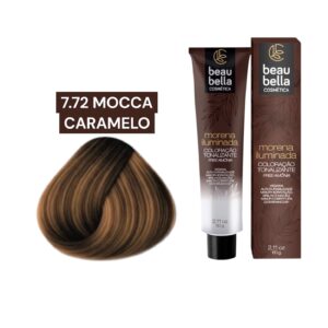 Color beaubella Free Amônia 60g - 7.72 - MOCCA CARAMELO - MORENA ILUMINADA