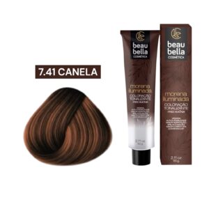 Color beaubella Free Amônia 60g - 7,41-CANELA - MORENA ILUMINADA